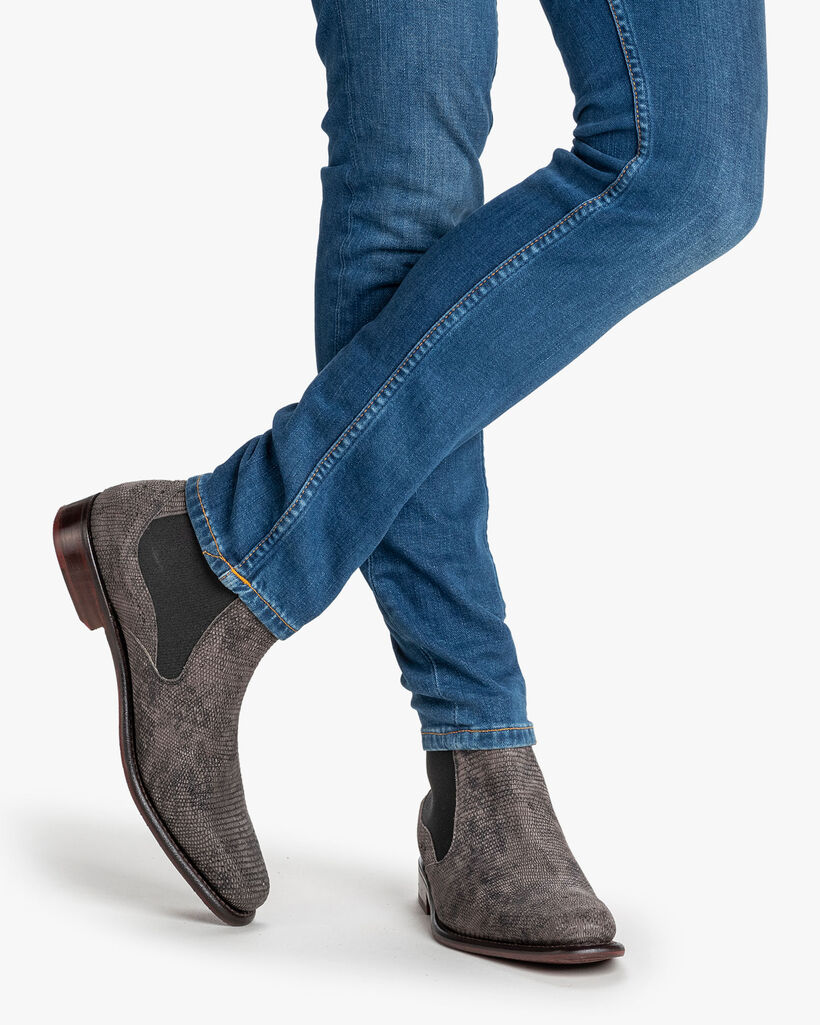 Chelsea boot suede dark grey