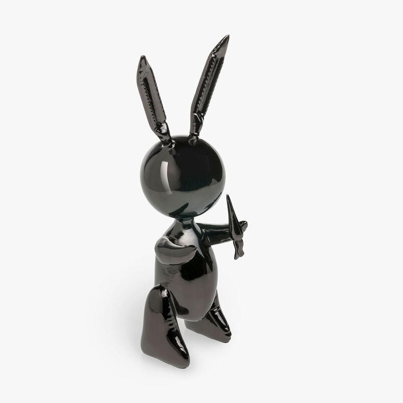 Jeff Koons black balloon rabbit