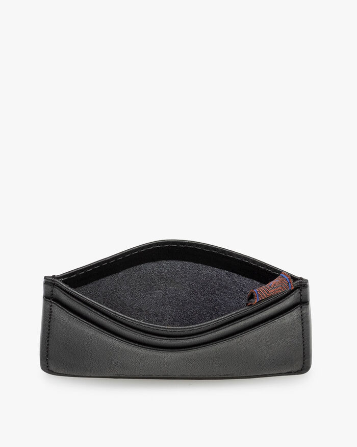 Card holder leather black