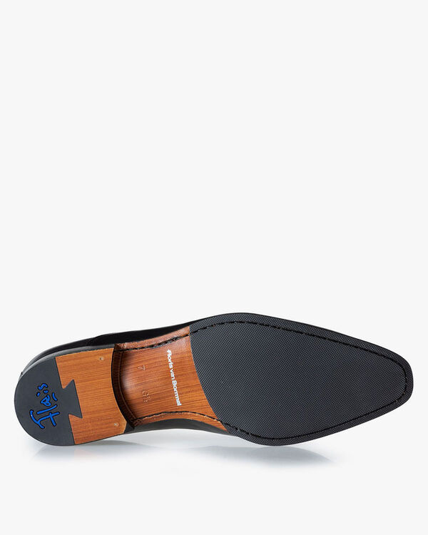 Lace shoe calf leather black