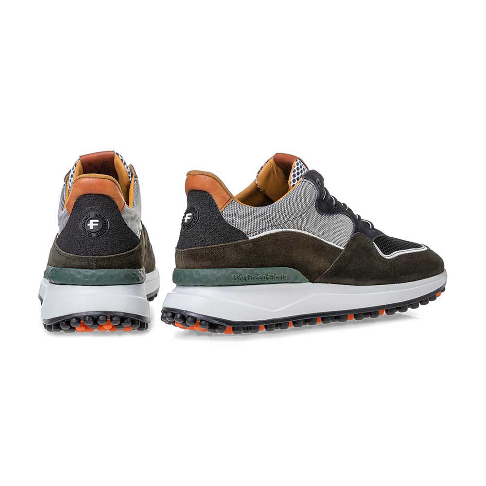 Noppi sneaker suede green SFM-10060-51-01 | Floris van Bommel®