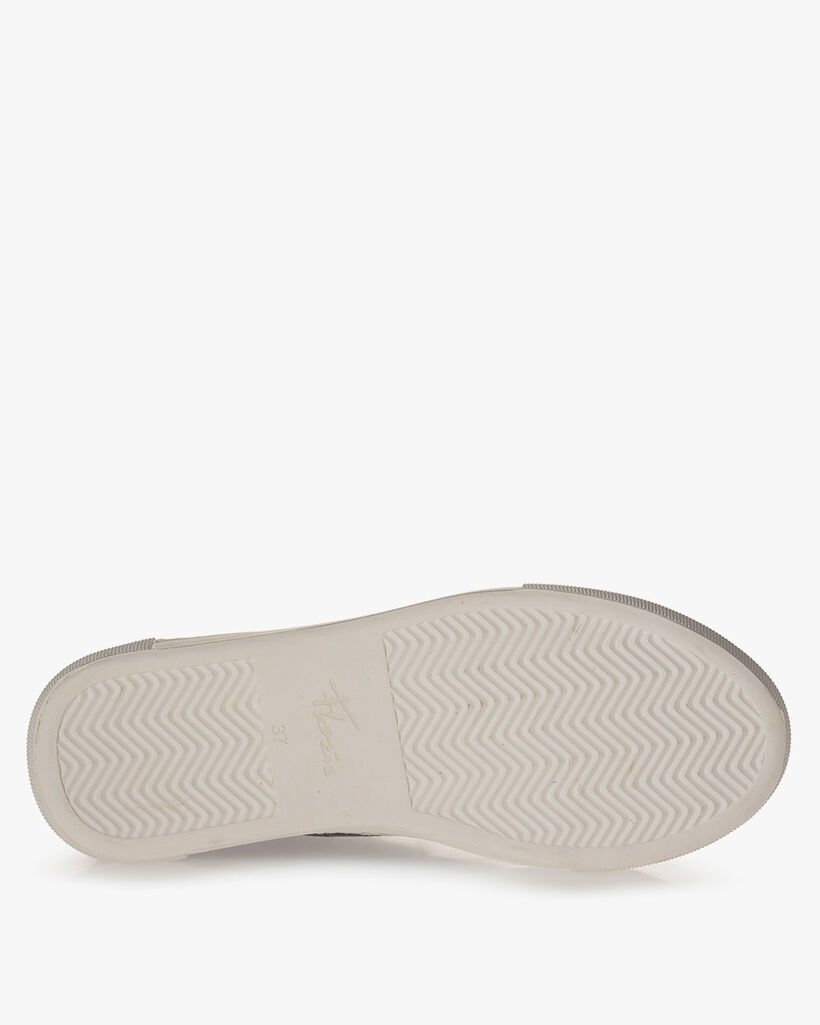 Sneaker reptile print blue