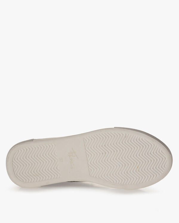 Sneaker reptile print blue