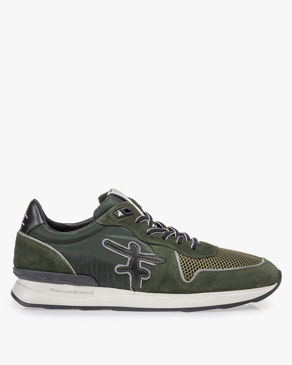 Green suede leather sneaker 16284 03 Floris van Bommel Official