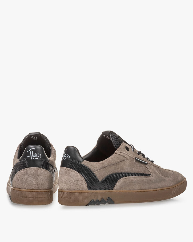 Sneaker suede taupe
