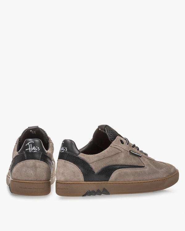 Sneaker suede taupe