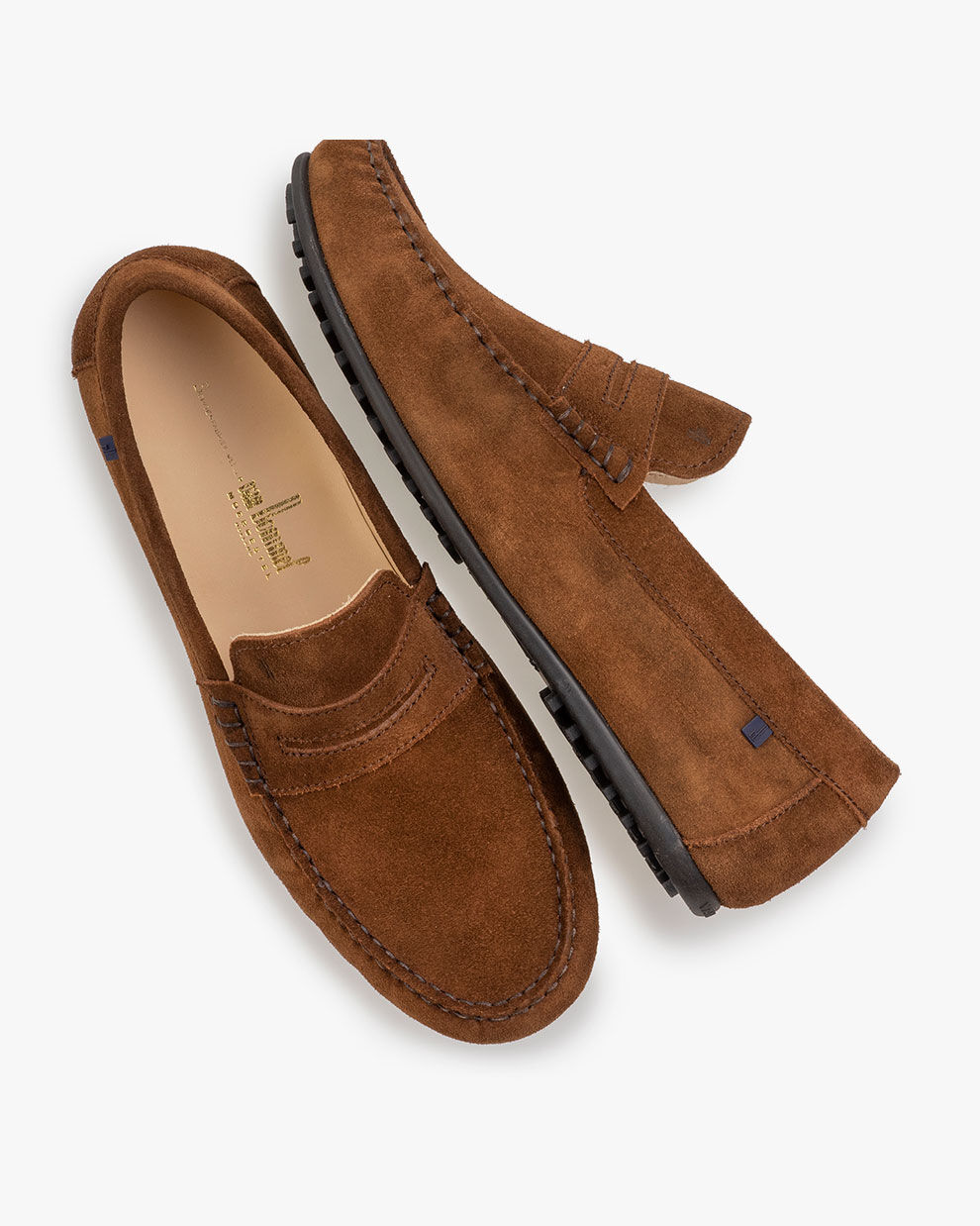 Suede leather shop moccasins