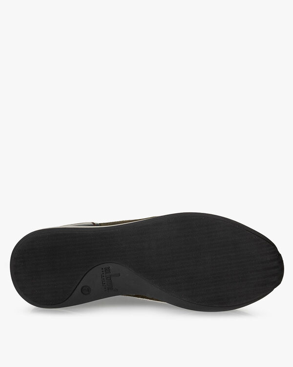 Sneaker suede dark green