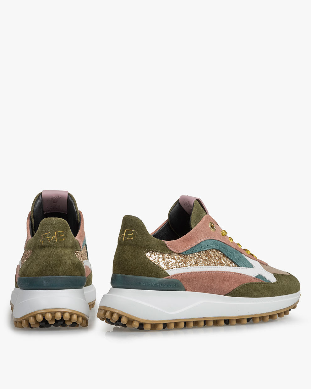 Floris van bommel sneakers groen clearance