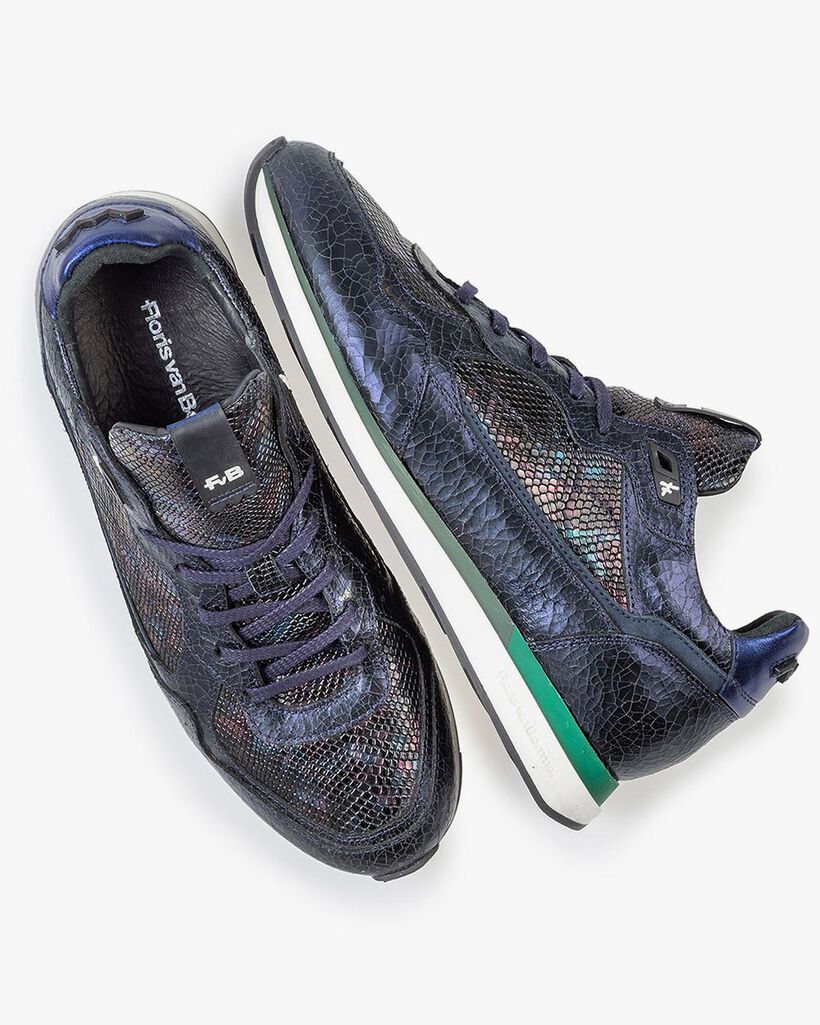 Sneaker dark blue leather