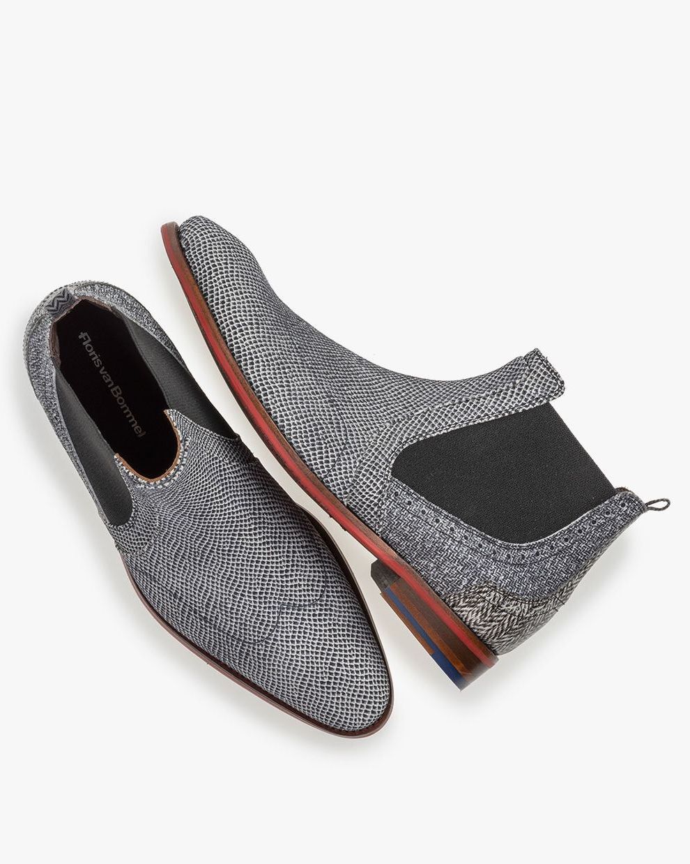 Chelsea boot leather off white 10455 19 Floris van Bommel Official