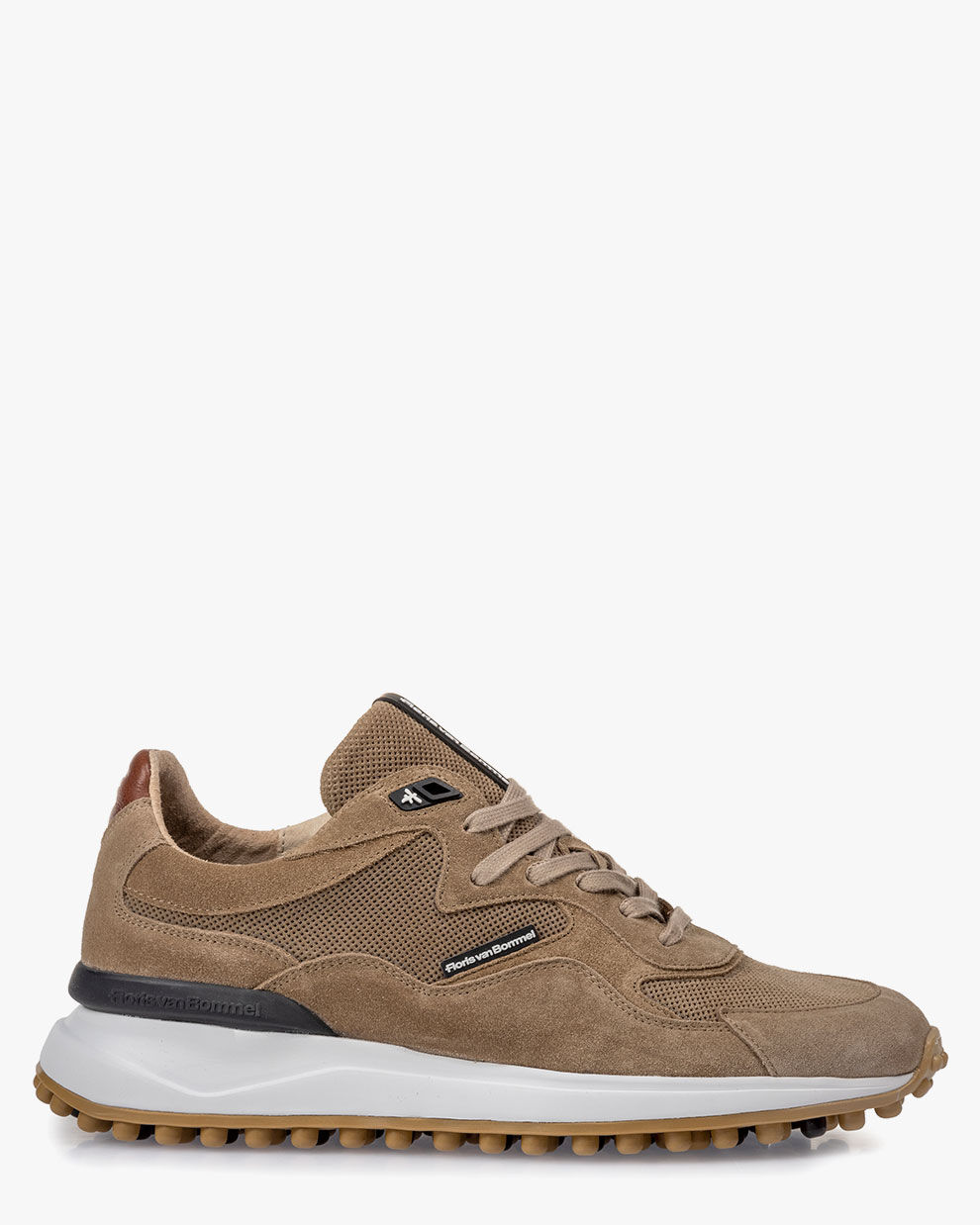 Men s sneakers De Zager 02.02 Light brown Floris van Bommel