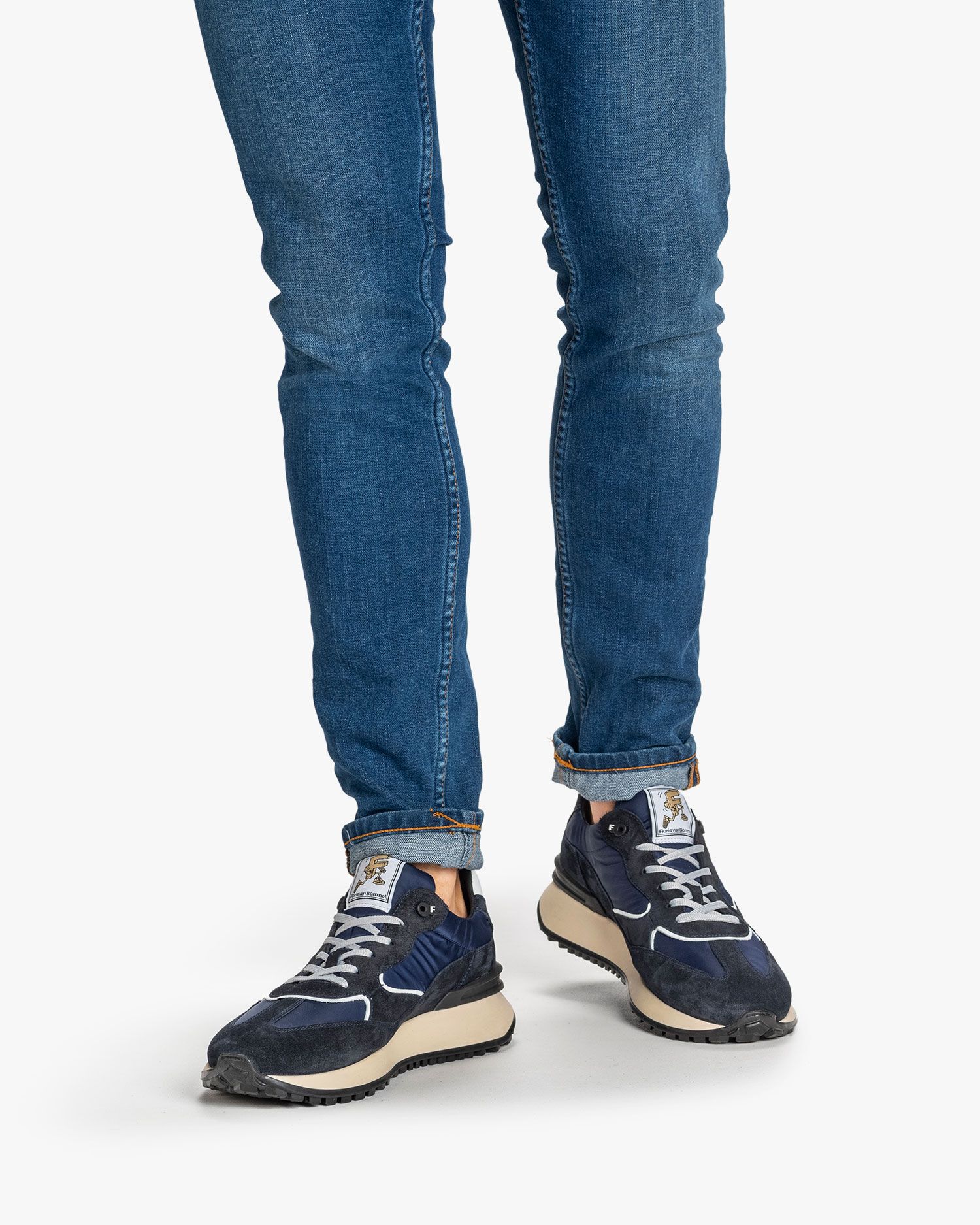 Vinti sneaker blue SFM-10104-40-01 | Floris van Bommel®