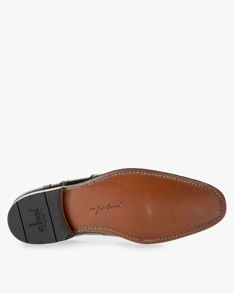 Black calf leather brogue