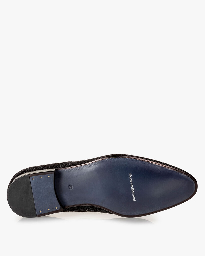 Lace shoe suede black