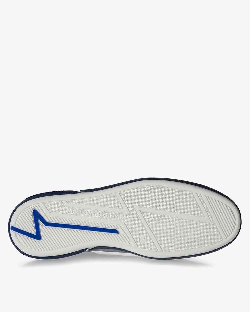 Sneaker suede blue 13350/29 | Floris van Bommel Official®