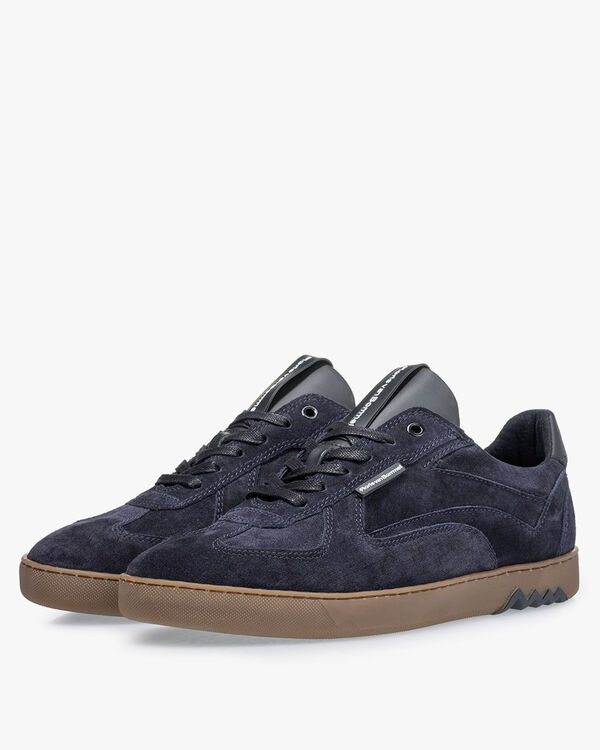 Sneaker suede dark blue