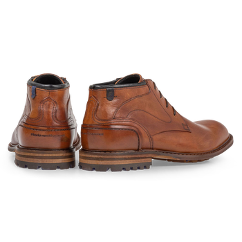 Crepi boot calf leather cognac