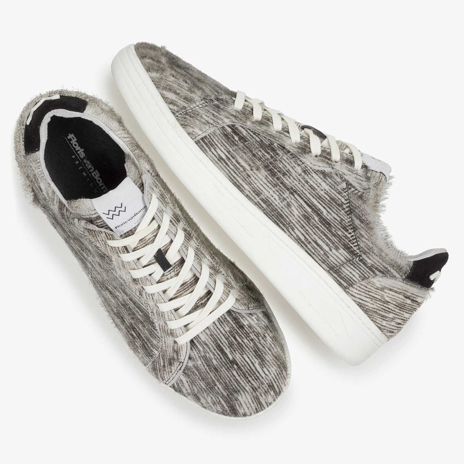 Off white pony hair sneaker 13256 00 Floris van Bommel