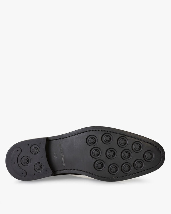 Lace boot suede black