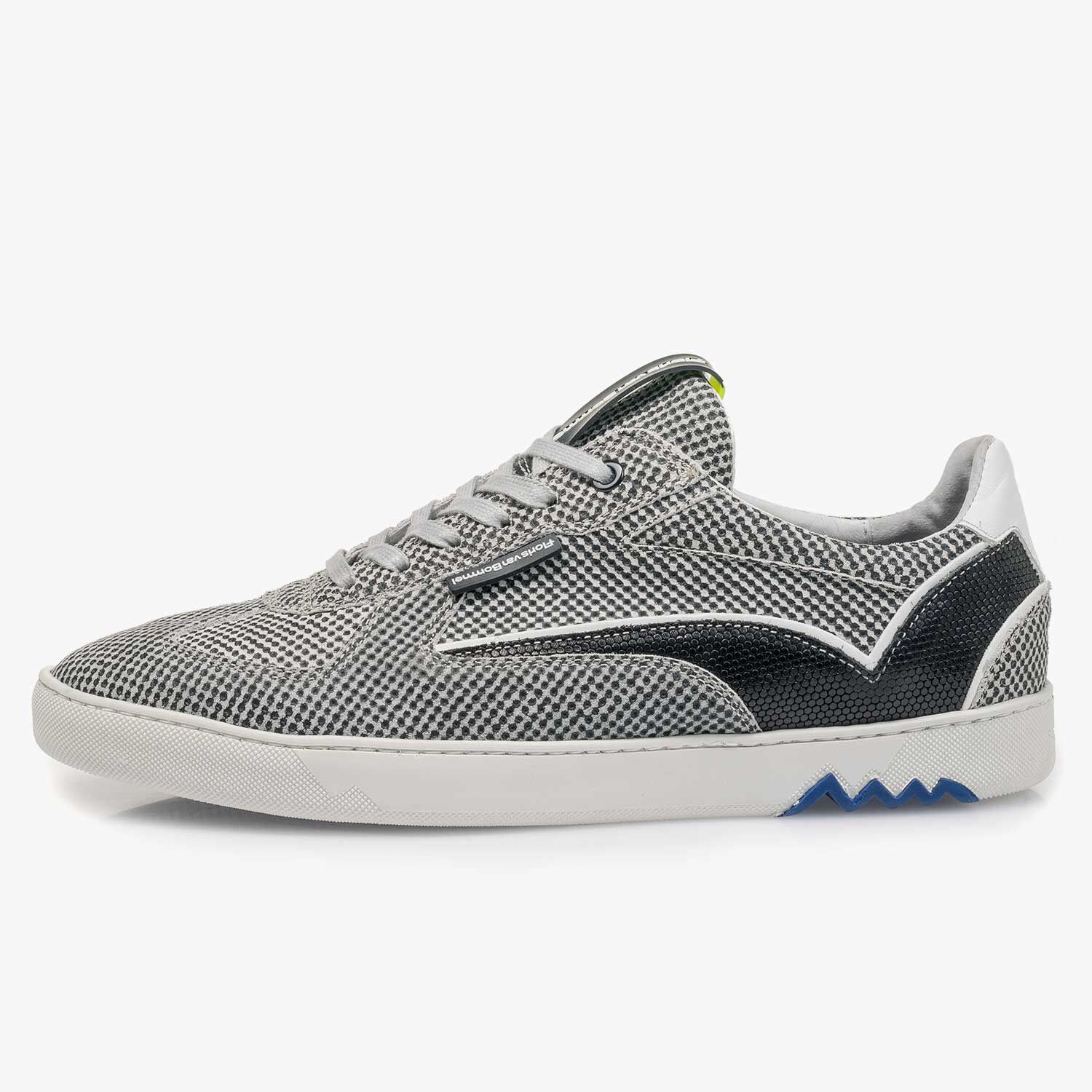 Grey suede leather sneaker 16342 00 Floris van Bommel