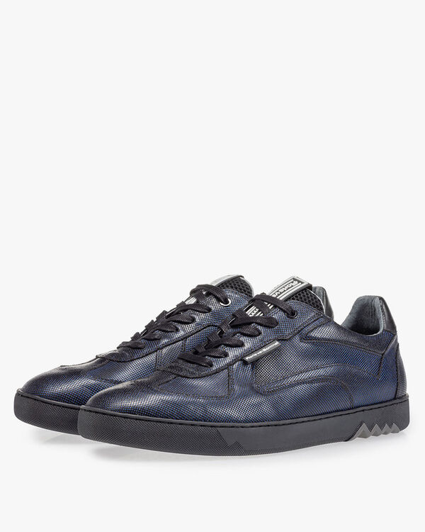 Sneaker dark blue metallic