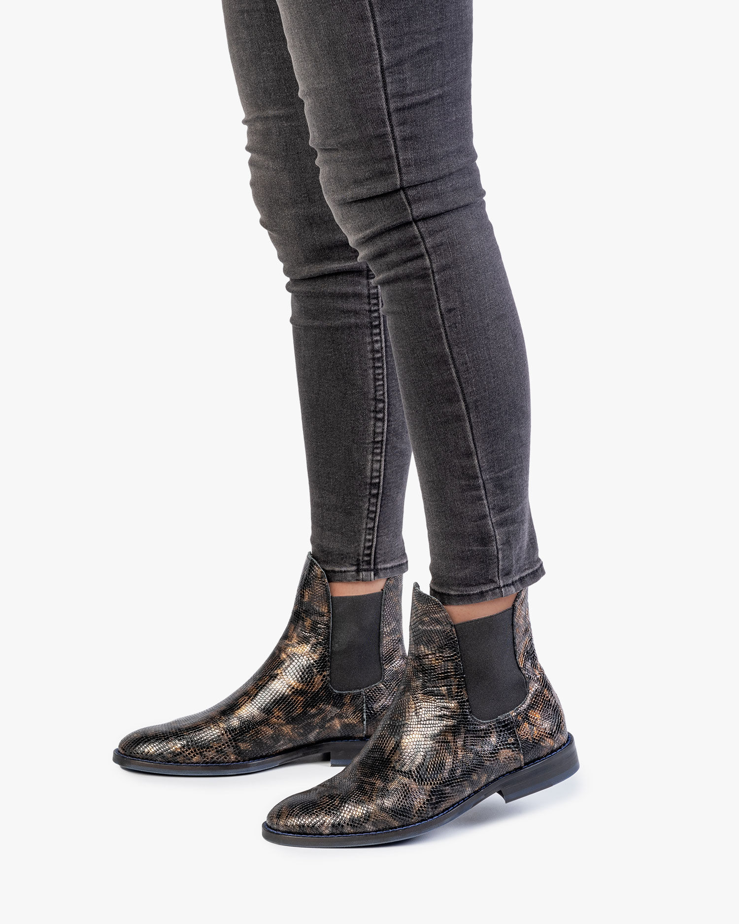 Chelsea boots croco Clearance