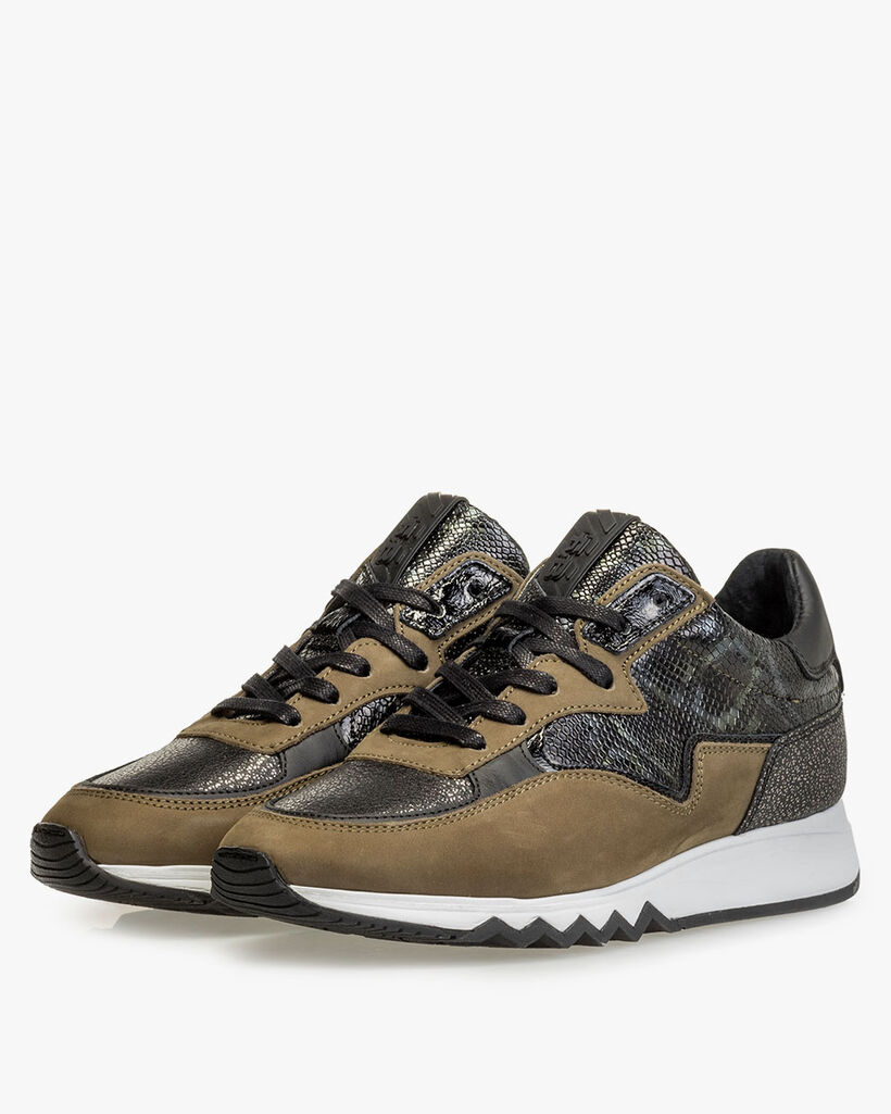 Nineti nubuck leather green