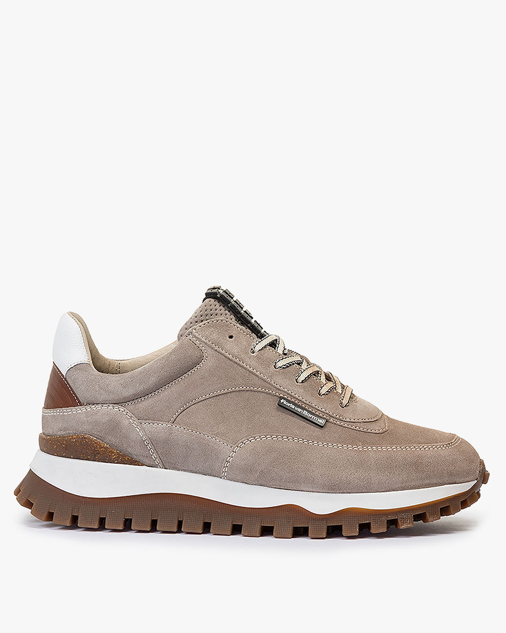 Men s sneakers De Grommer 01.03 Light brown Floris van Bommel