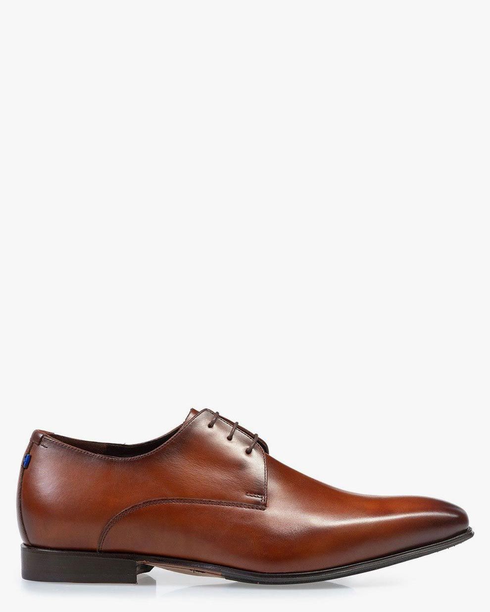 Lace up shoes men De Stijler 07.00 Cognac Floris van Bommel