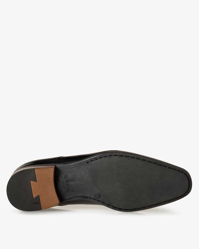 Lace shoe calf leather black