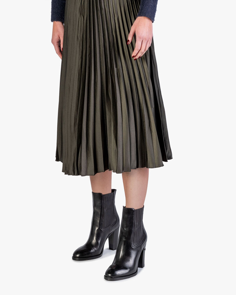 Ankle boot calf leather black