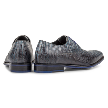 Lace shoe with print grey