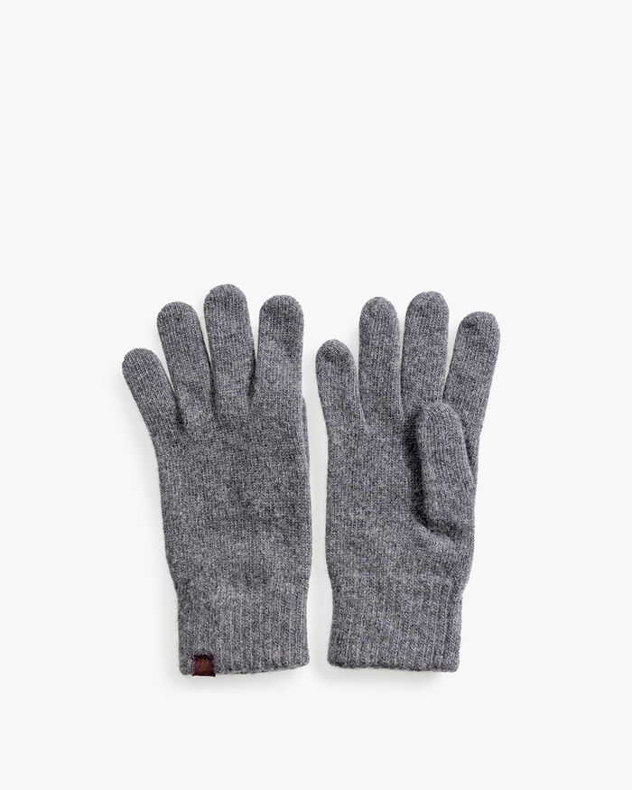 Gloves wool grey