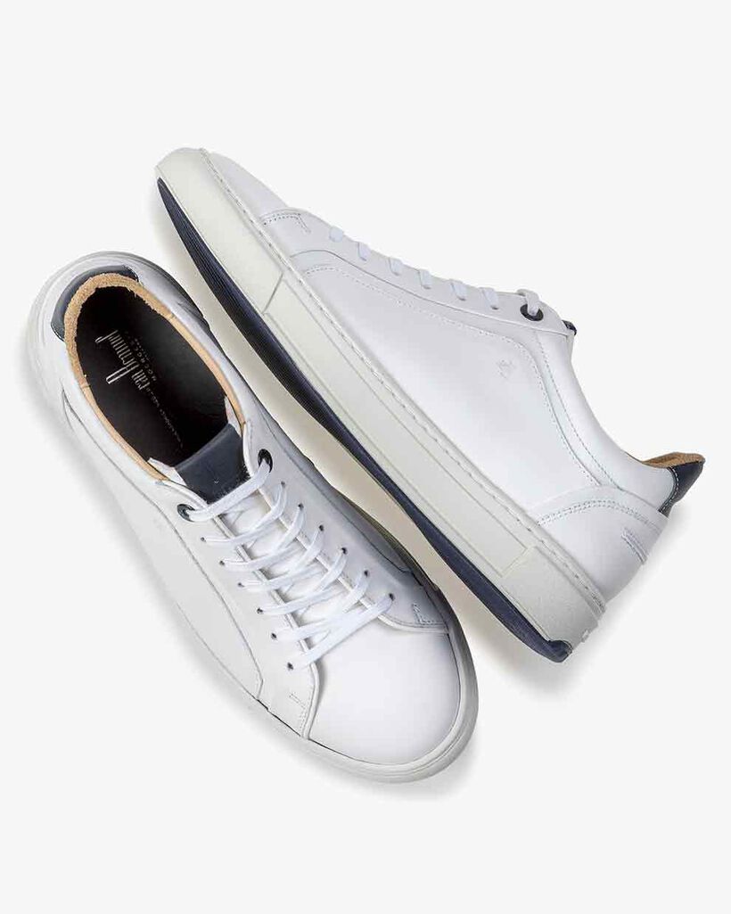 Sneaker calf leather white