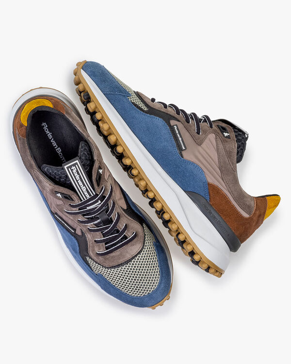 Noppi sneaker suede blue