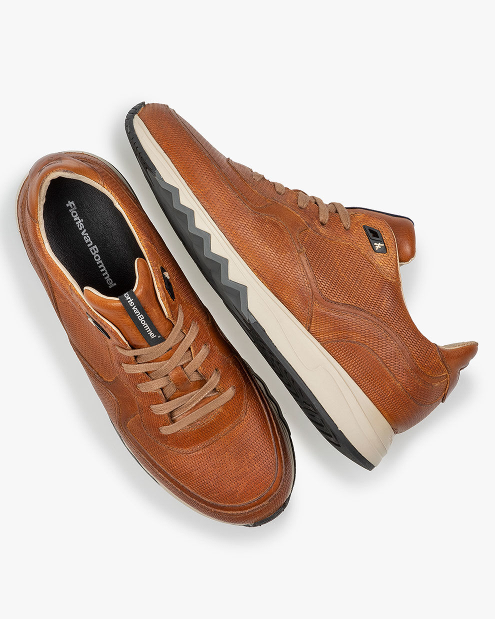 Van bommel sneakers cognac store