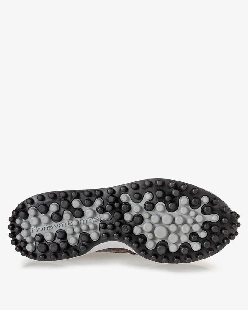 Noppi leather dark brown