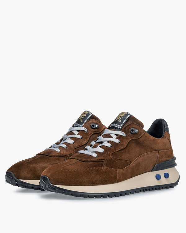 Vinti sneaker suede cognac