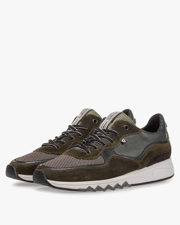 Nineti sneaker dark green