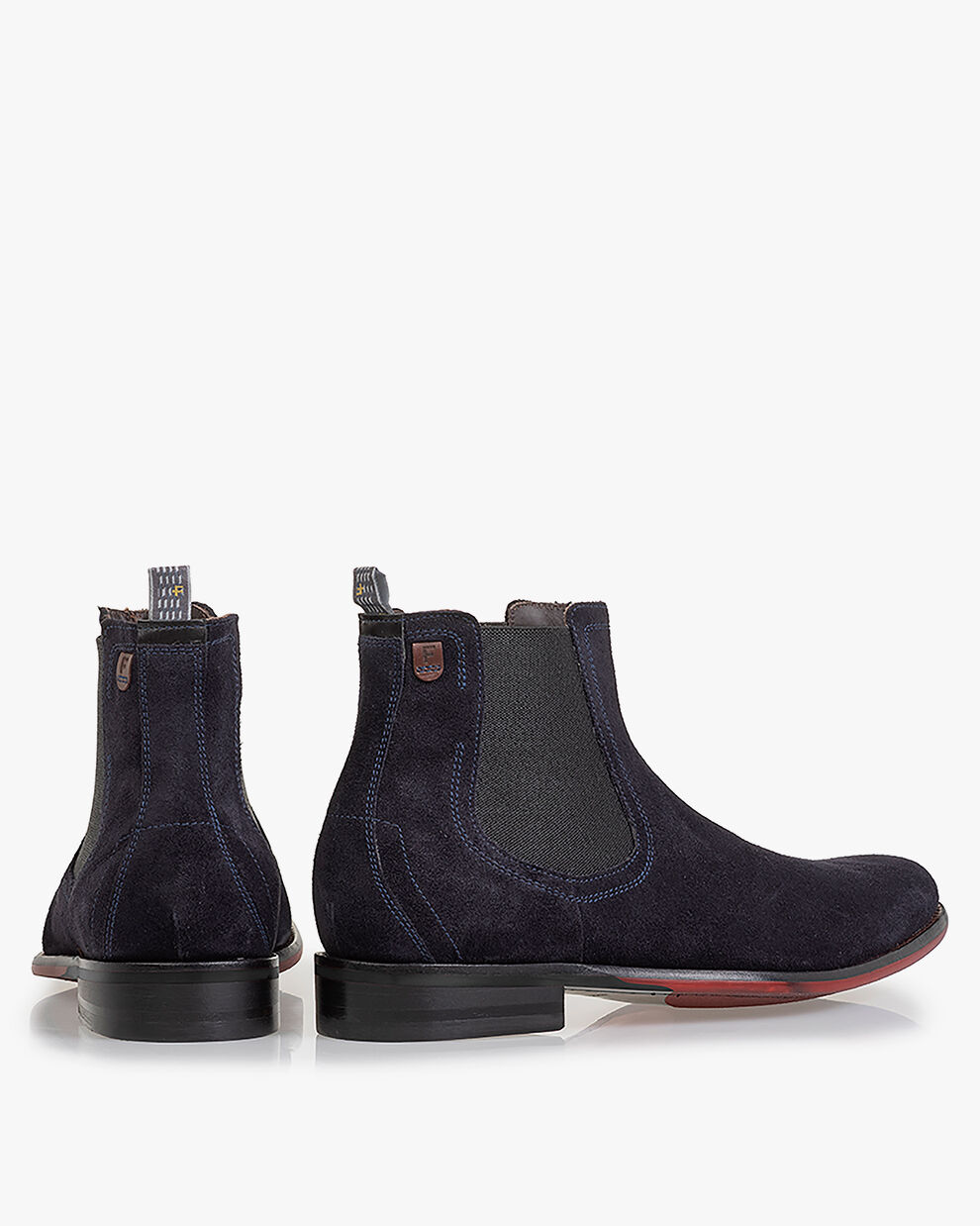Chelsea boots men De Draver 02.00 Dark blue Floris van Bommel