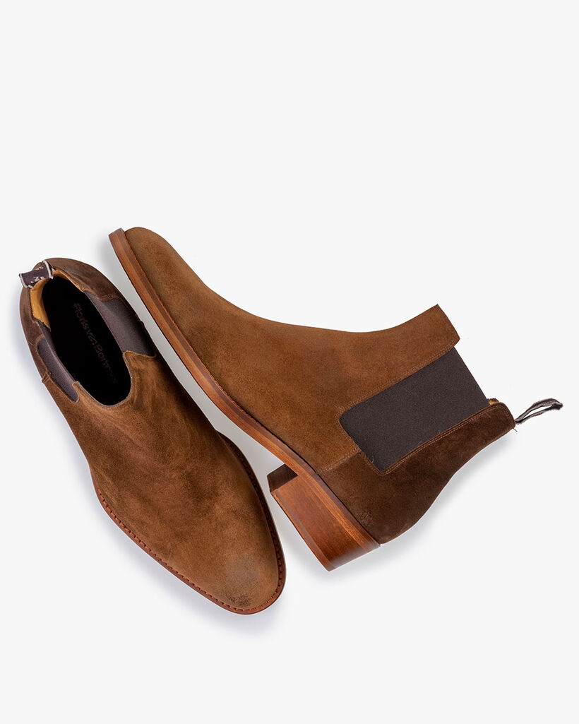 Chelsea boot suede cognac