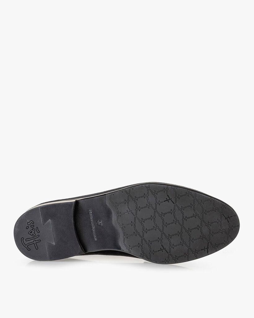 Loafer black textile