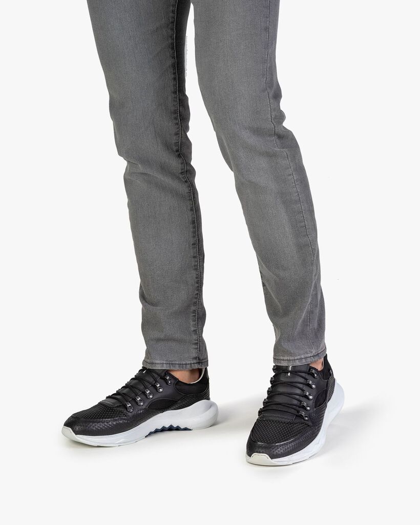 Bulki sneaker black leather