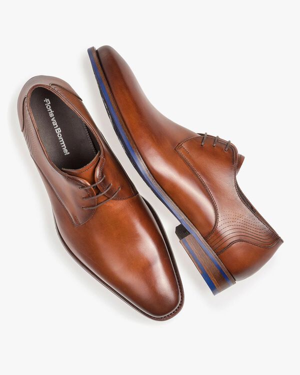 cognac shoe laces