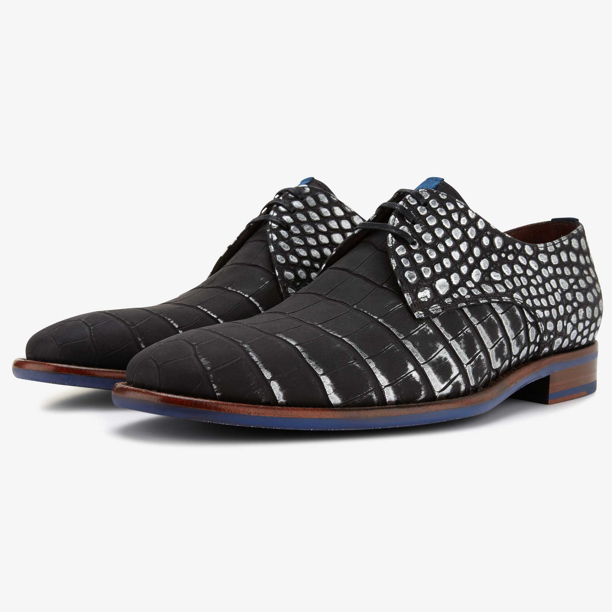 Lace up shoes men Floris van Bommel Premium black men s lace shoe