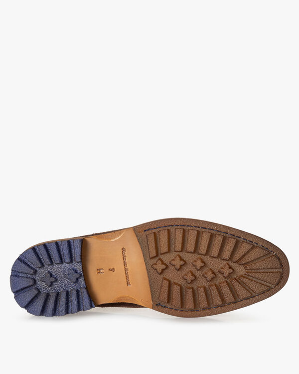 Chelsea boot suede dark brown