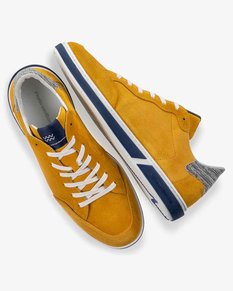 Sneaker suede yellow 13350 30 Floris van Bommel Official