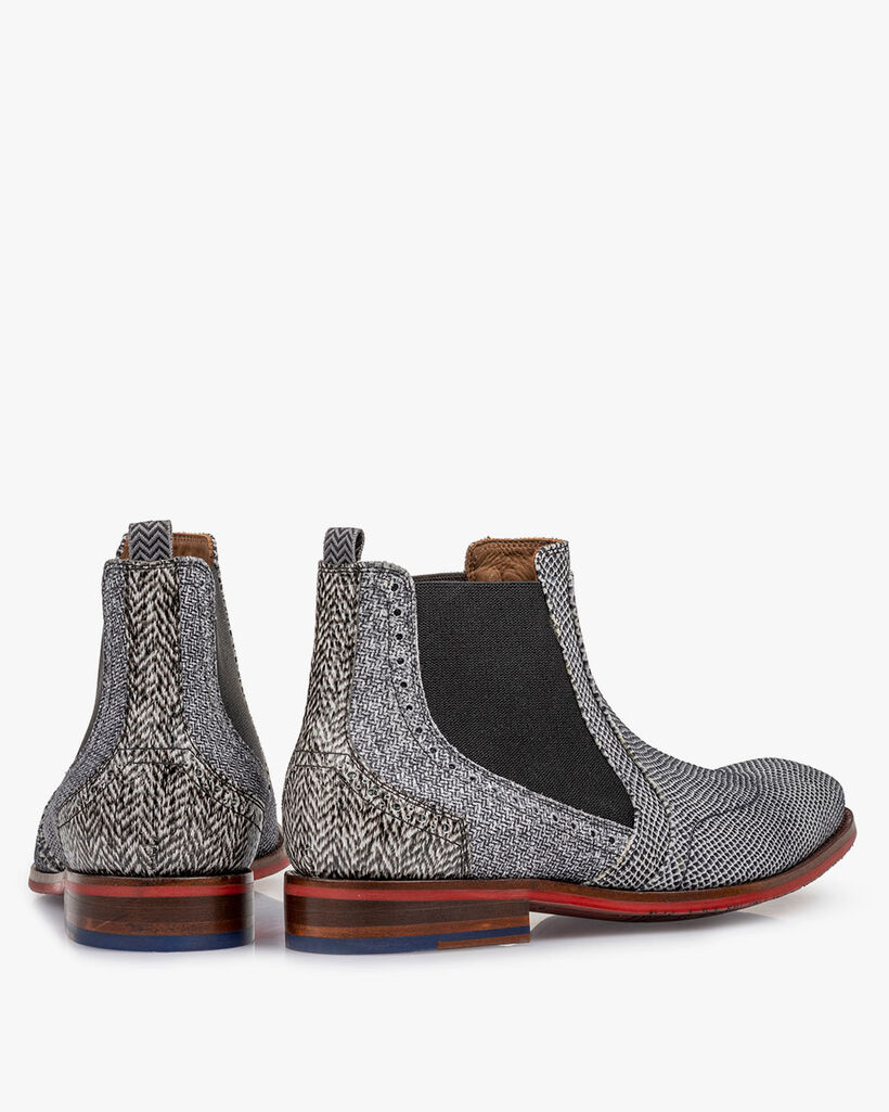 Chelsea boot leather off-white