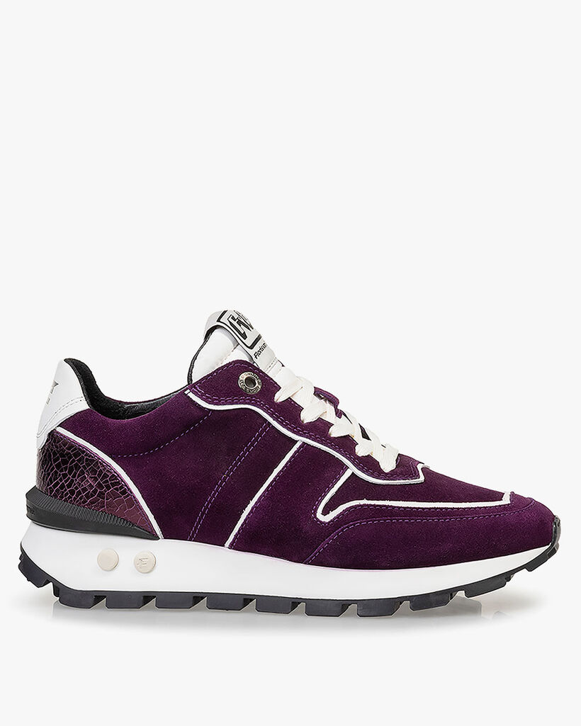 Louis Vuitton Purple Suede and Mesh Run Away Sneakers Size 40 Louis Vuitton